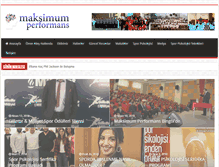 Tablet Screenshot of maksimumperformans.com